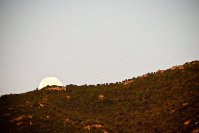 moonset in montejurra